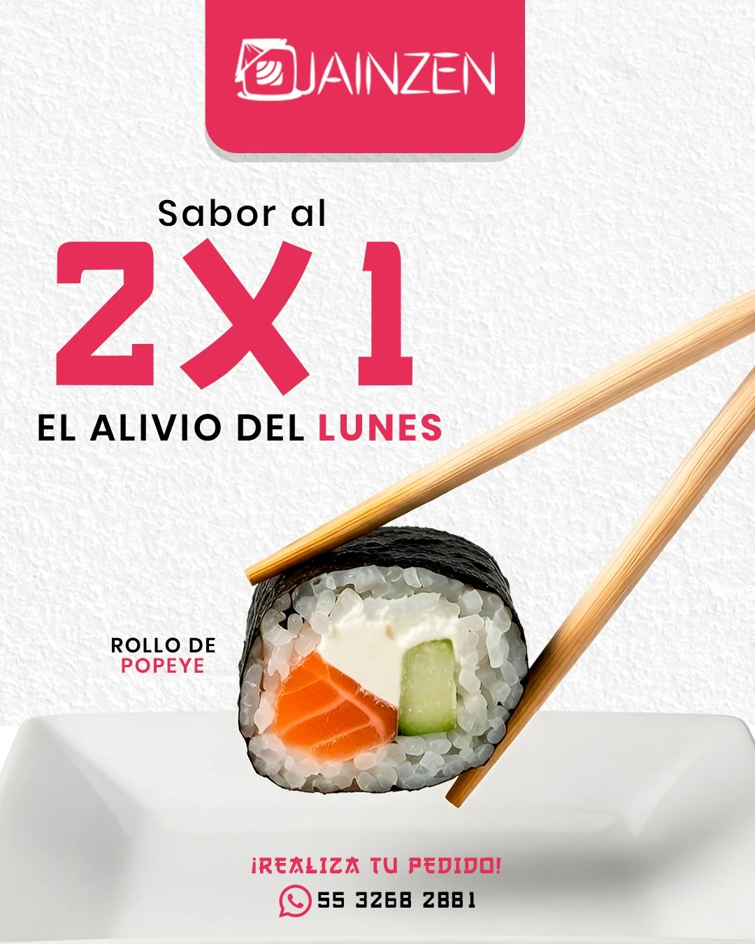 Promoción Sushi Lunes